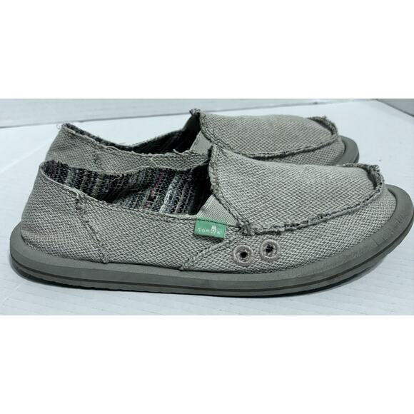 Sanuk Donna Women's 6 Natural Hemp Slip-On Shoes SWF1160 Sidewalk Surfer - Picture 5 of 7